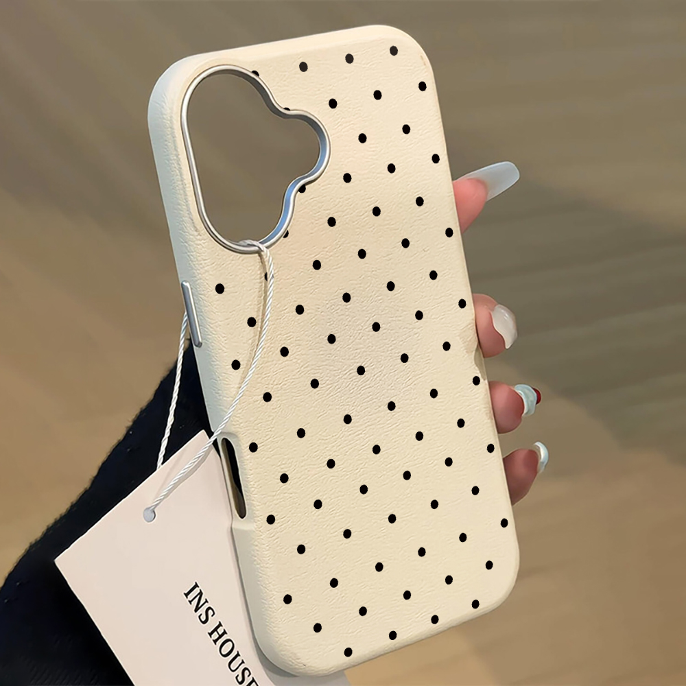Phone Cases Korea - Korean INS Cute Polka Dot Phone