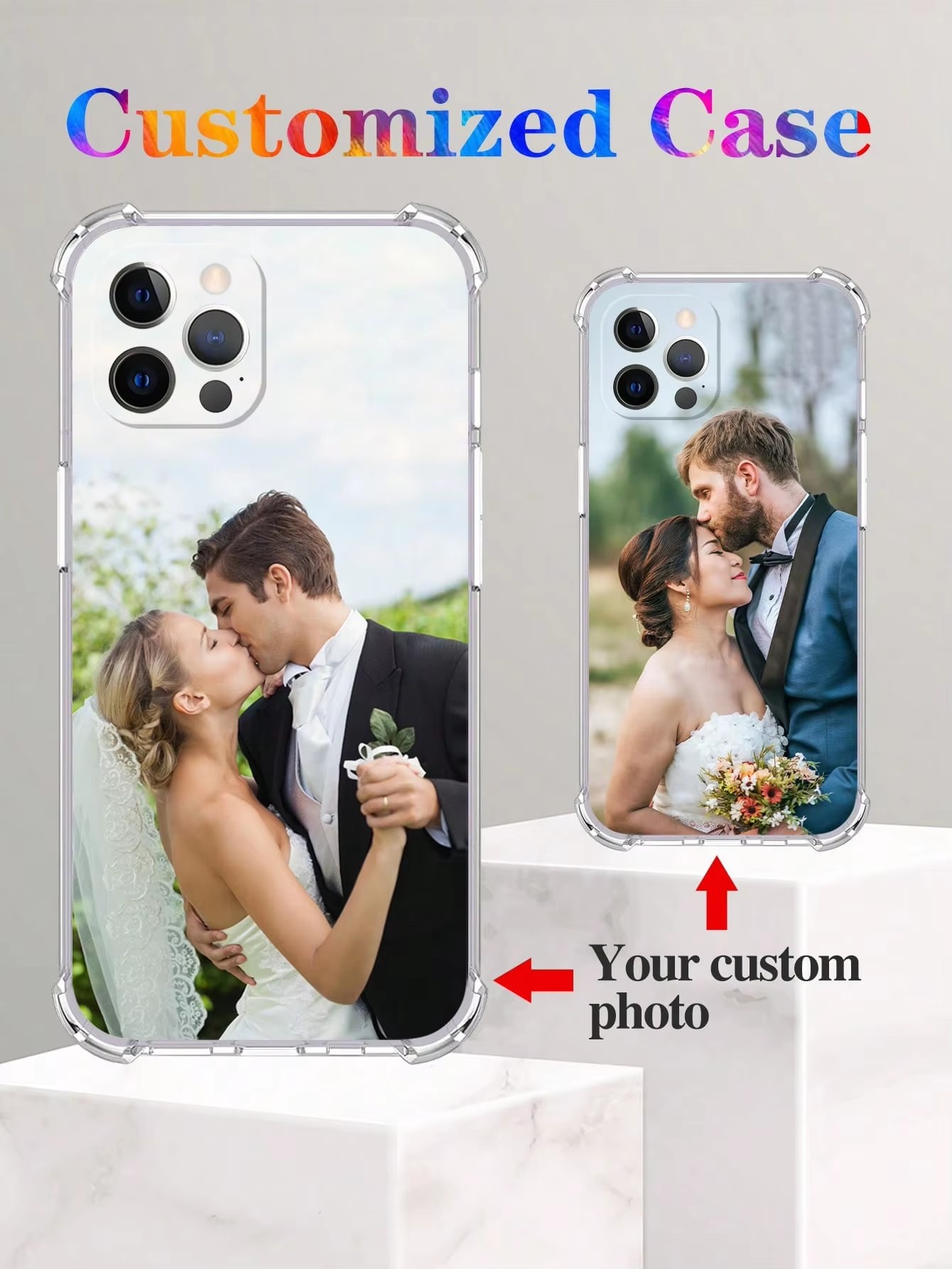 Phone Cases With Pictures - Clear Shockproof Cover For iPhone 18