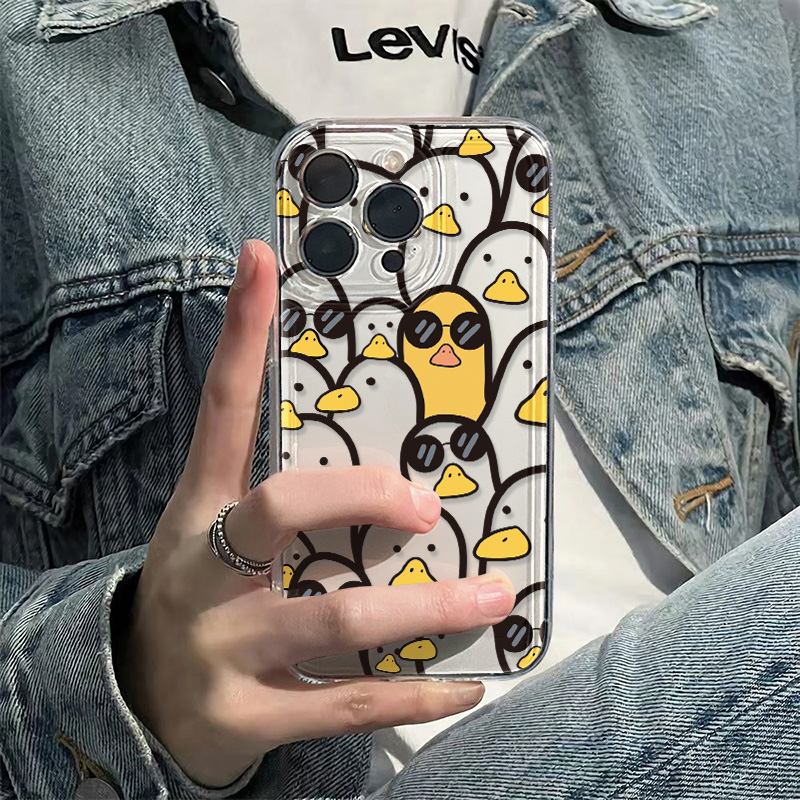 Phone Cases Protective - Cute Cartoon Duck Case Girls For