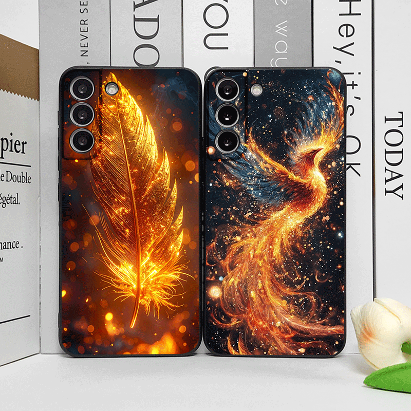 Google Pixel 9 - Luxury Phoenix Fire Feather Pattern Phone
