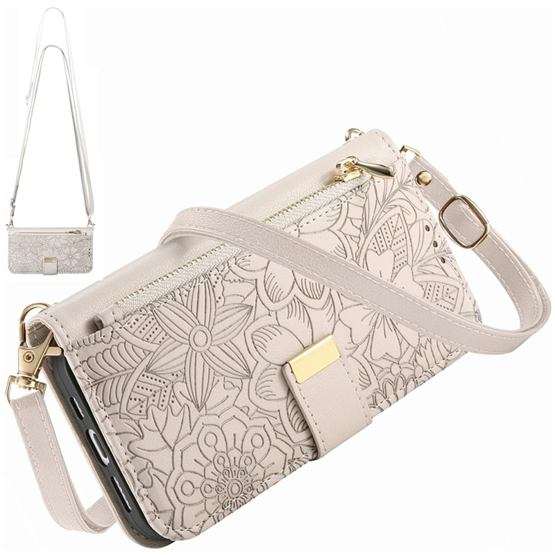 Phone Cases Australia - Crossbody Flip Leather Case for Google