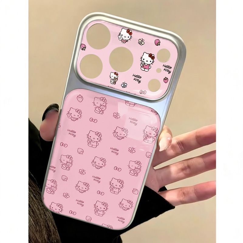 Cute Anime Case - Cute Cartoon Y2K Hello Kitty Mobile