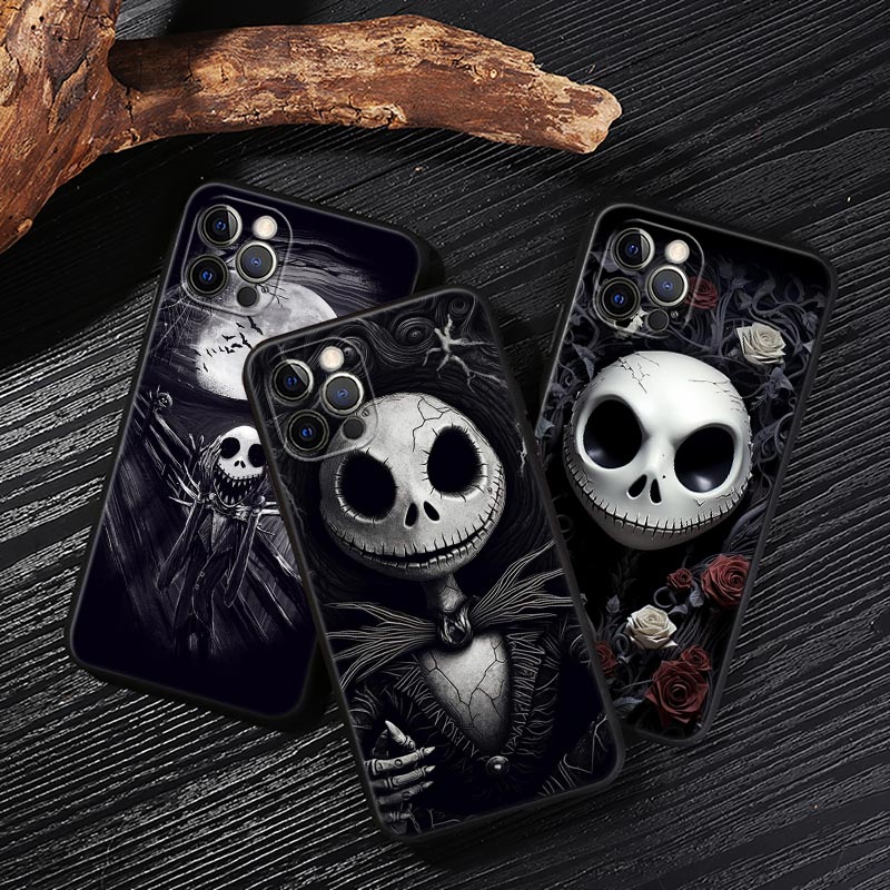 Phone Cases Art - Jack Skellington Black Art Disney Case