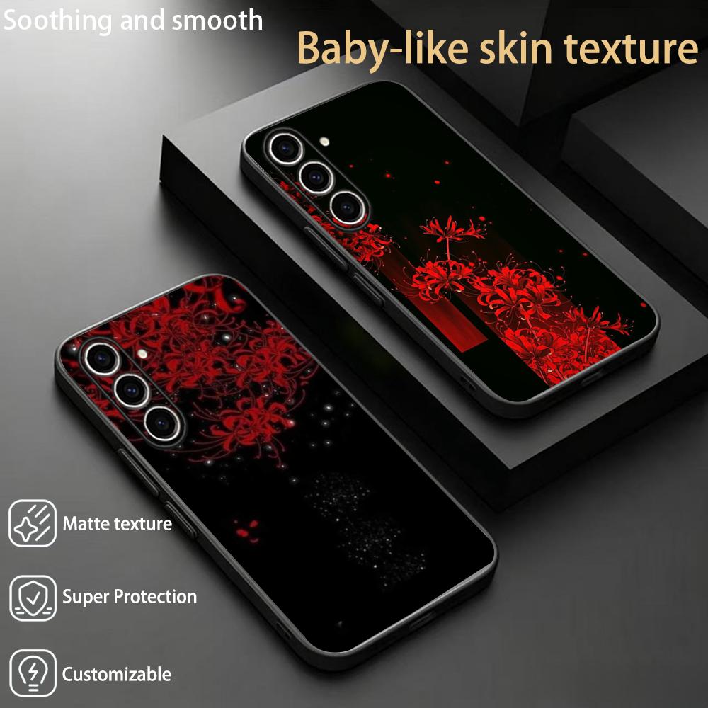 Phone Cases Designer - Red spider lily Japan art fashion