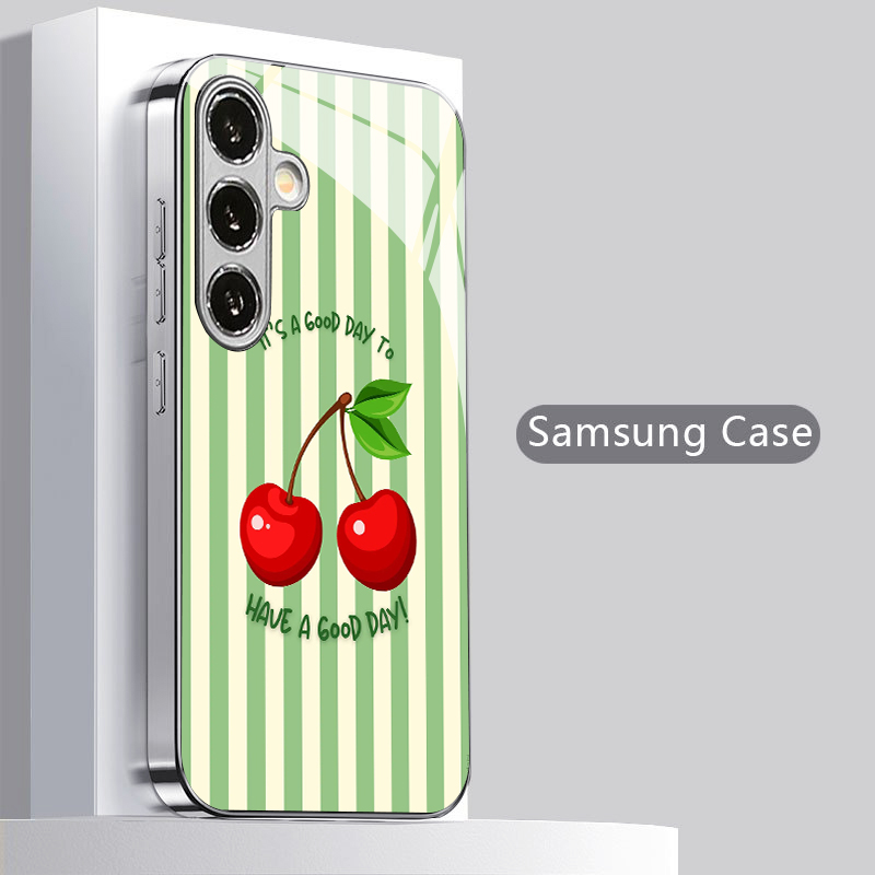 Cherry Stripe Pattern 2D Phone - огляд і ціна Phone Cases Cherry