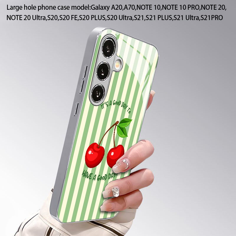 Cherry Stripe Pattern 2D Phone - огляд і ціна Phone Cases Cherry