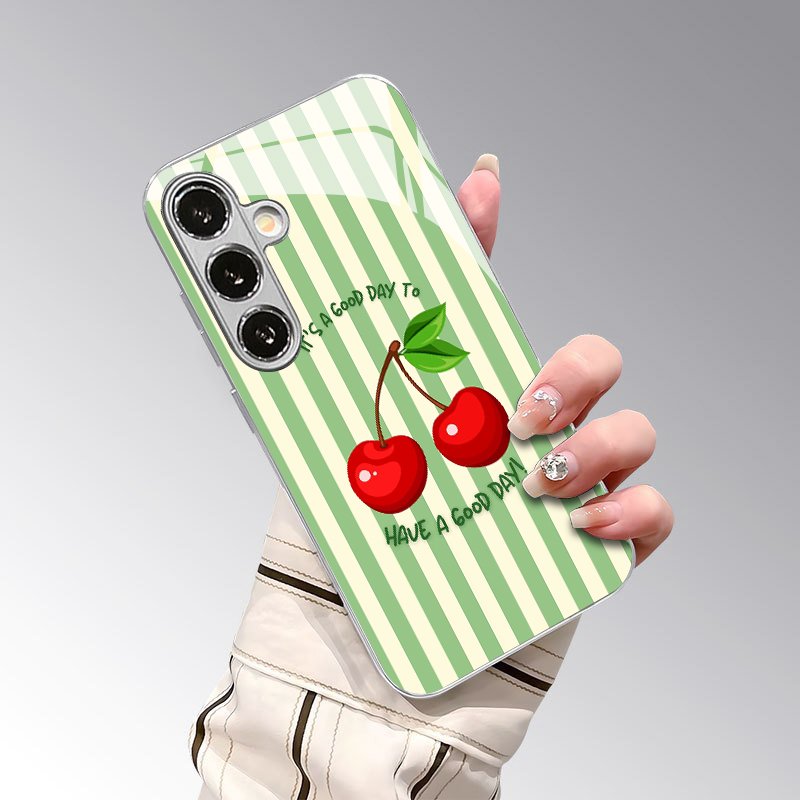 Cherry Stripe Pattern 2D Phone - огляд і ціна Phone Cases Cherry