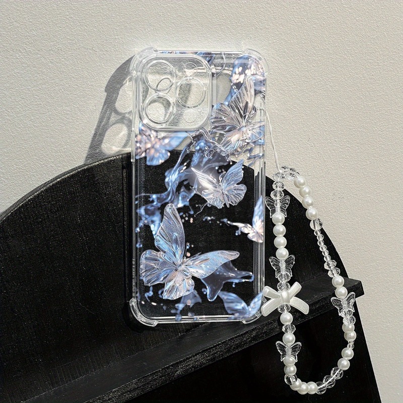 Blue Butterfly Transparent Pho - огляд і ціна Phone Cases With Charms