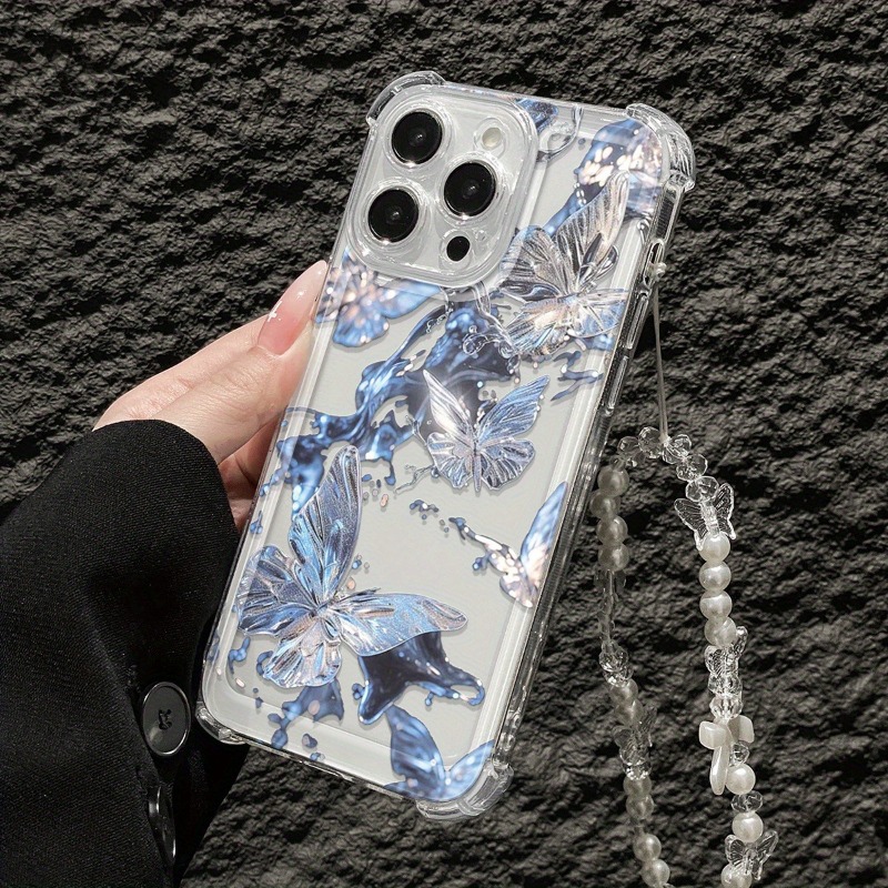 Blue Butterfly Transparent Pho - огляд і ціна Phone Cases With Charms