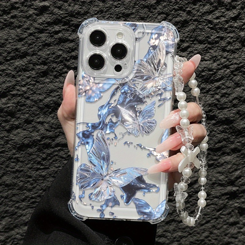 Blue Butterfly Transparent Pho - огляд і ціна Phone Cases With Charms