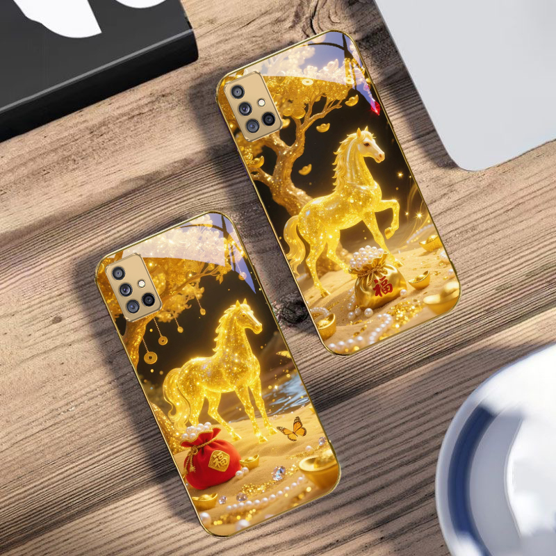The Golden Fighting Horse For  - огляд і ціна Phone Cases Horse
