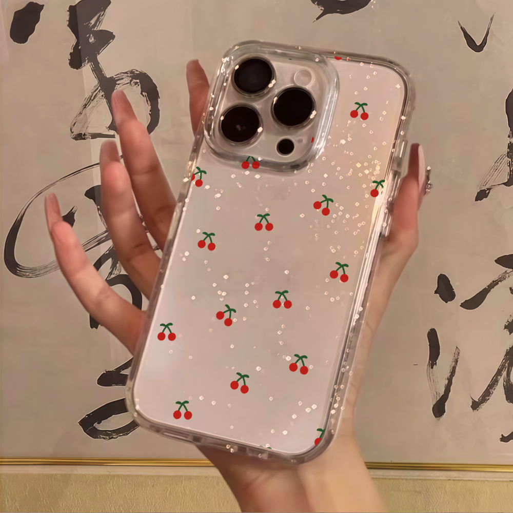Simple cherry Flowers Clear Gl - огляд і ціна Phone Cases Cherry