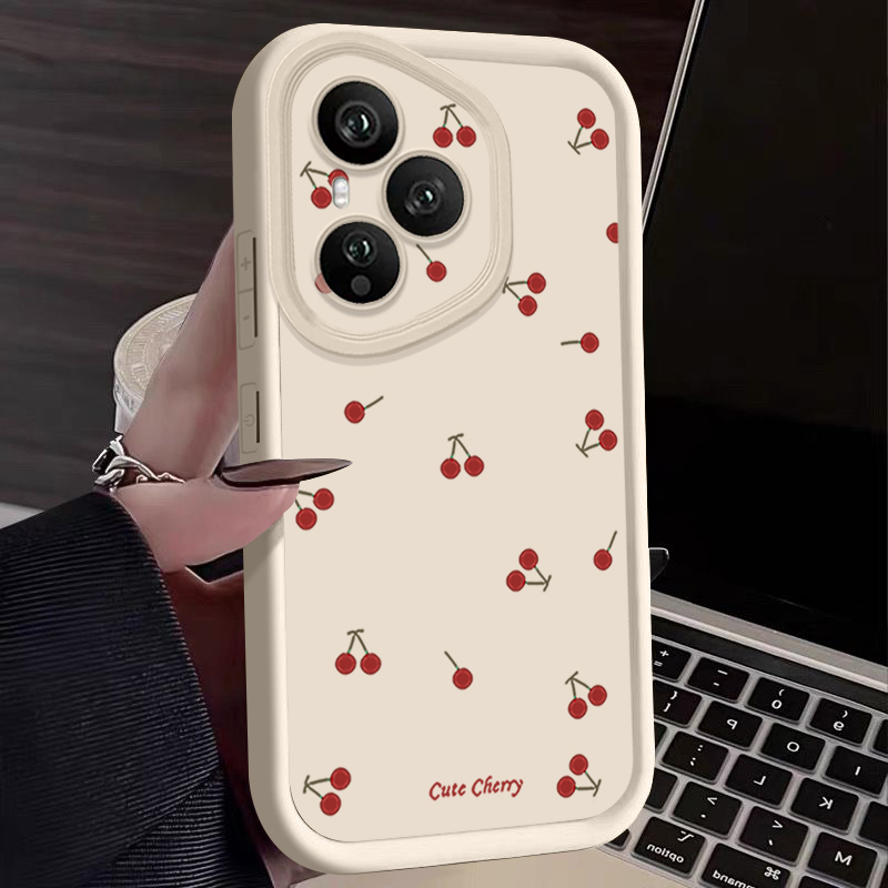 Mini Red Cherry Printed Soft T - огляд і ціна Phone Cases Cherry