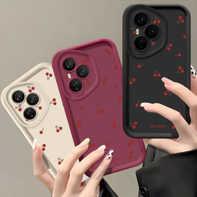 Mini Red Cherry Printed Soft T - огляд і ціна Phone Cases Cherry