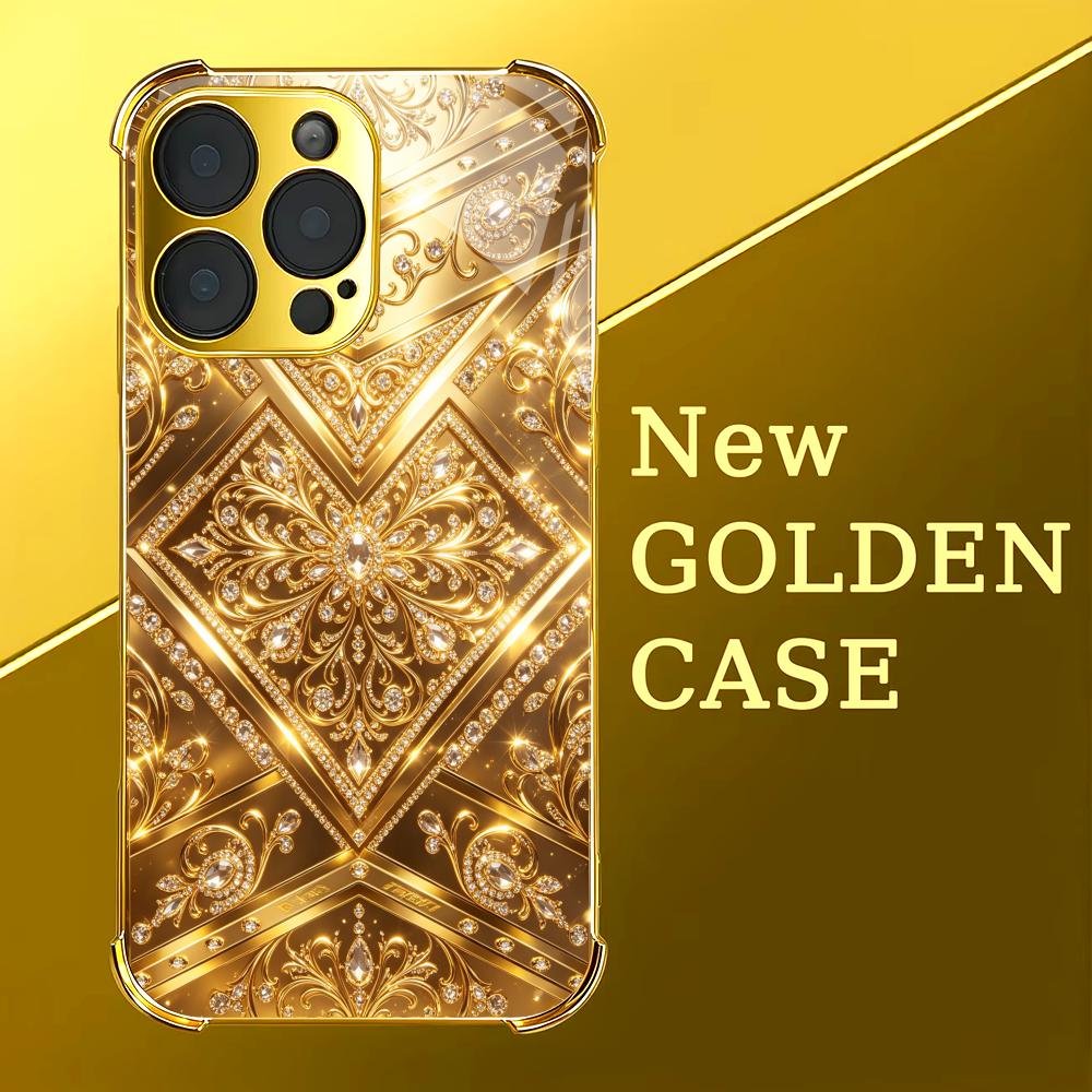 Stylish Golden Baroque glass p - огляд і ціна Phone Cases Rhode