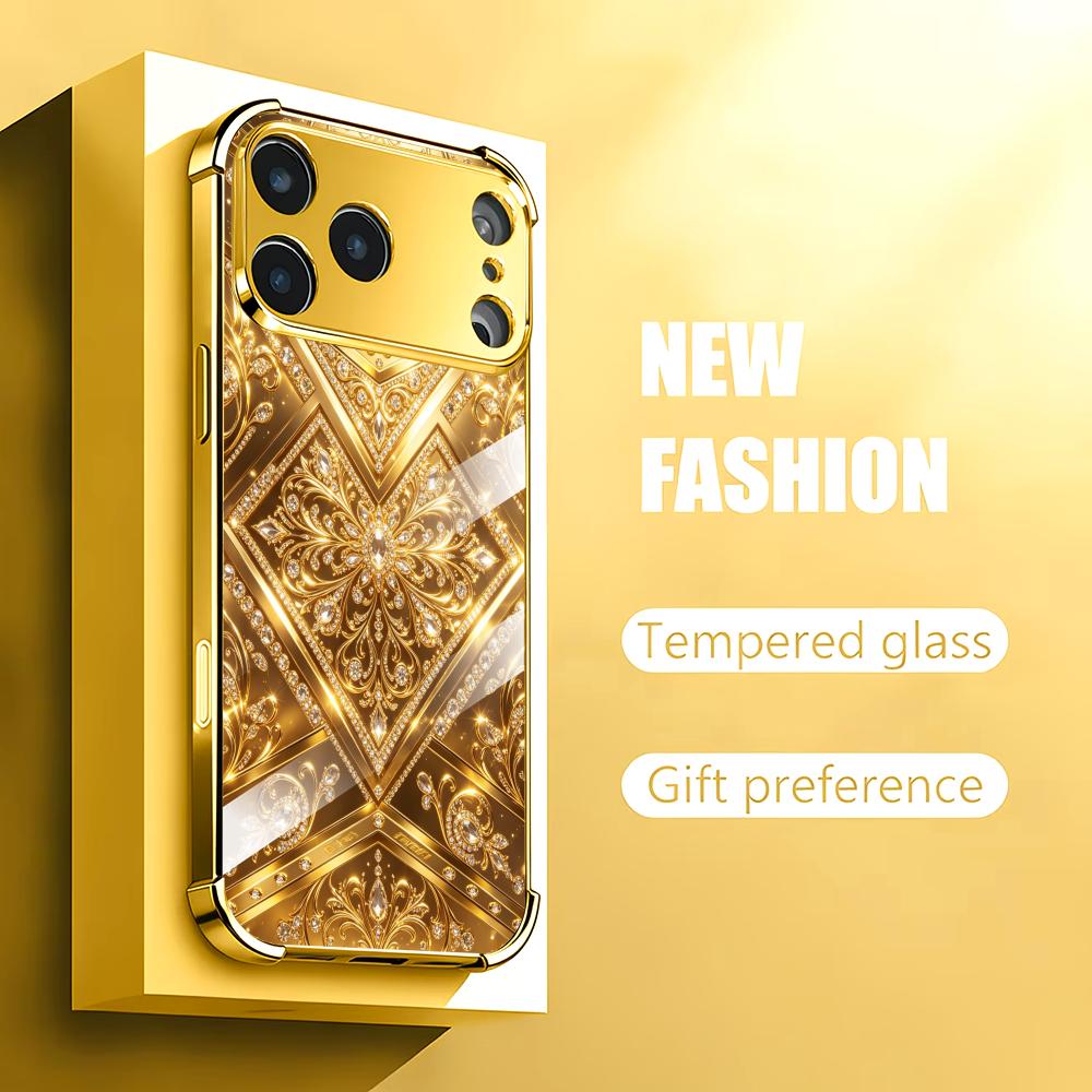 Stylish Golden Baroque glass p - огляд і ціна Phone Cases Rhode
