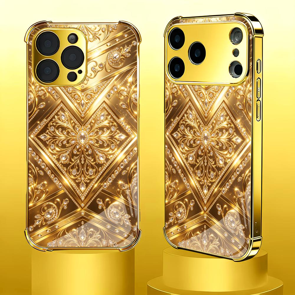 Stylish Golden Baroque glass p - огляд і ціна Phone Cases Rhode