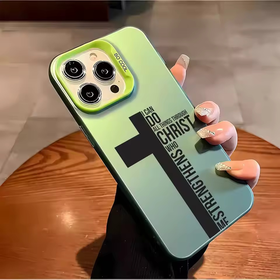 Anti Fingerprint Cross Bible P - огляд і ціна Phone Cases Iphone 12