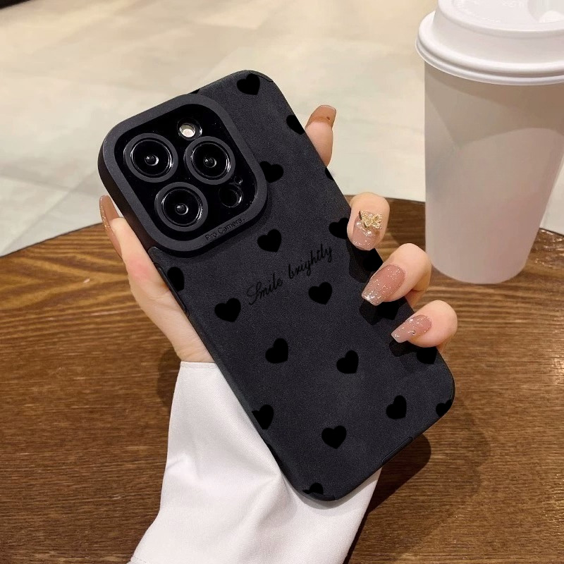 New Luxury Black Love Heart So - огляд і ціна Phone Cases Classy