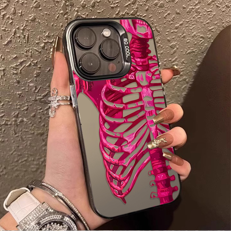 Luxury Pink Green Skull Phone  - огляд і ціна Phone Cases Classy