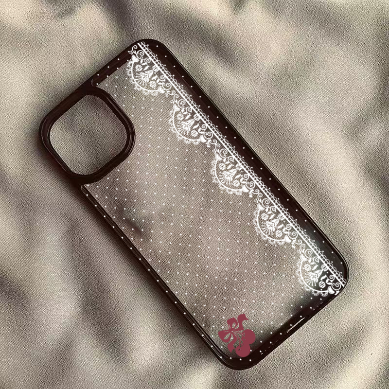 Cute Cherry Bow White Lace Pol - огляд і ціна Phone Cases Cherry