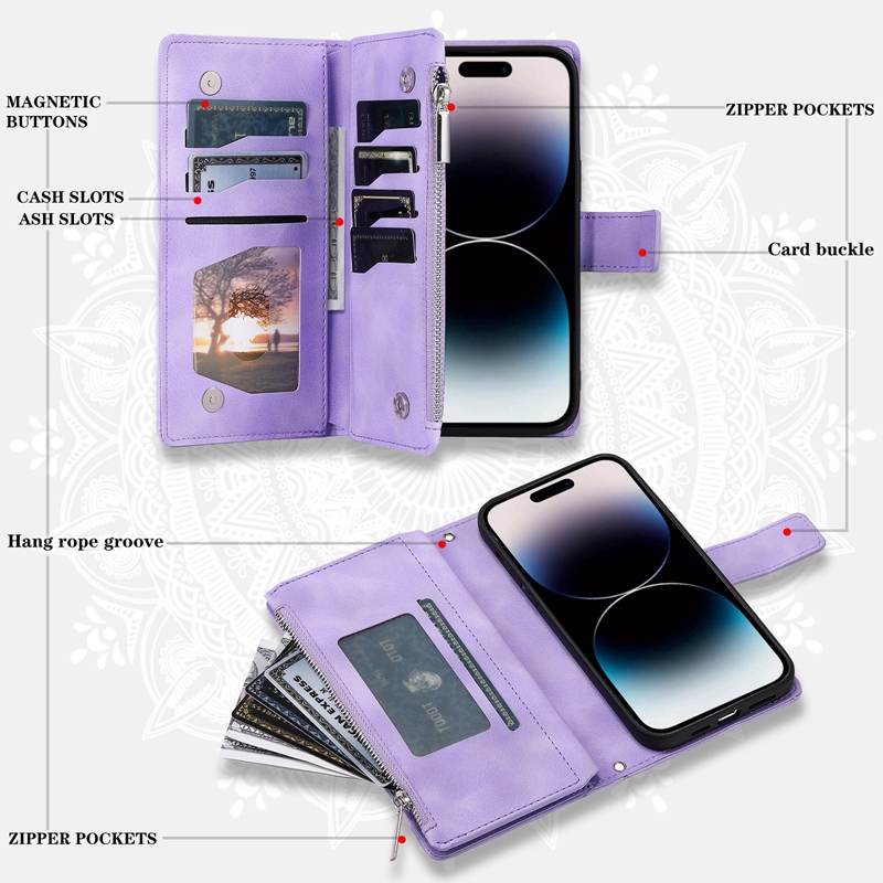 Luxury Zipper Wallet Case for  - огляд і ціна Phone Cases Classy