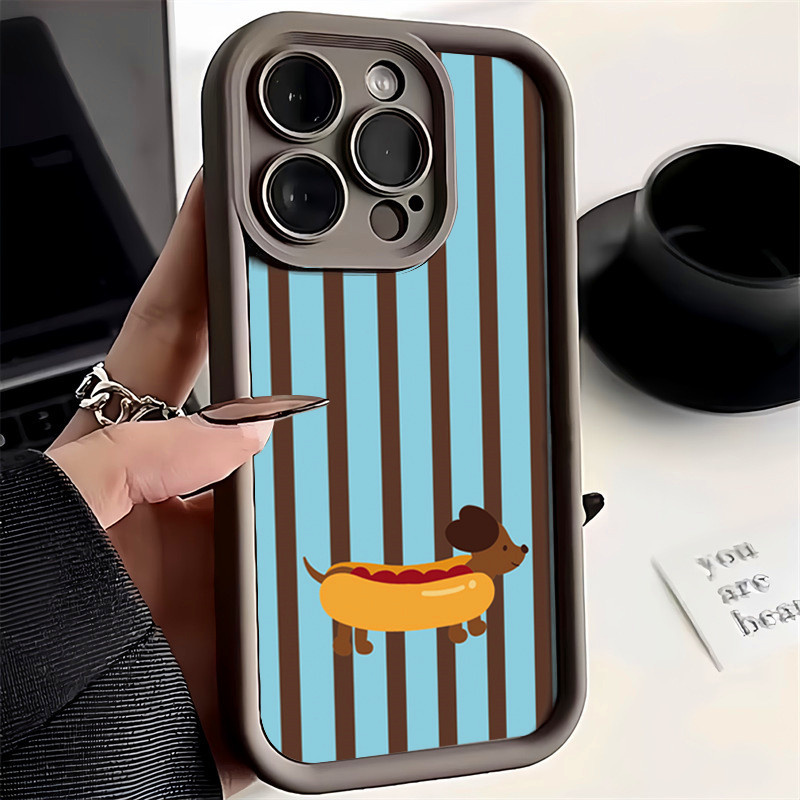 Retro Fun Striped Dachshund Pa - огляд і ціна Phone Cases Australia
