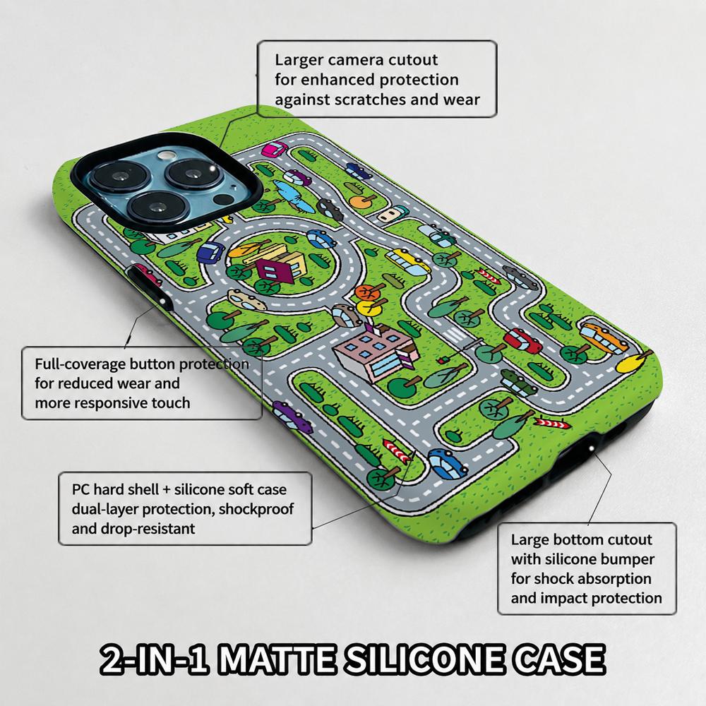 Kids Toy Car City Road Phone C - огляд і ціна Phone Cases Kids
