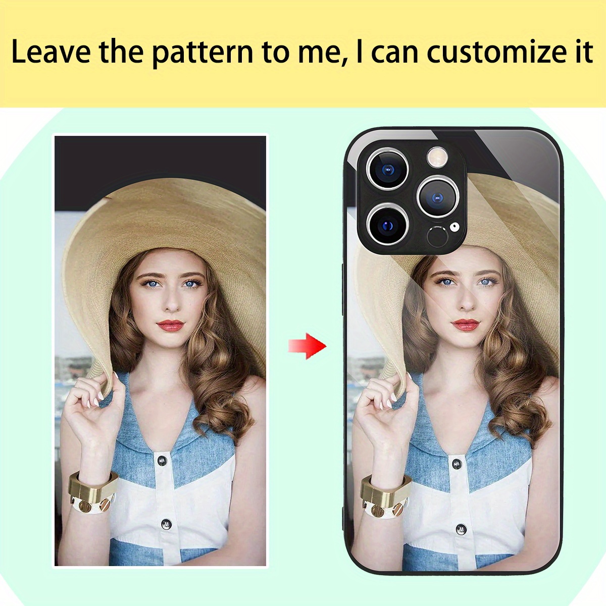 Custom Photo Mirror Glass Case - огляд і ціна Phone Cases With Pictures