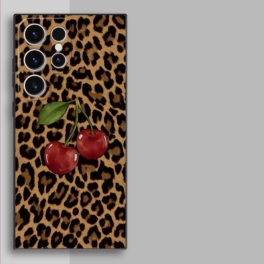 Leopard Cherry Funda Phone Cov - огляд і ціна Phone Cases Cherry