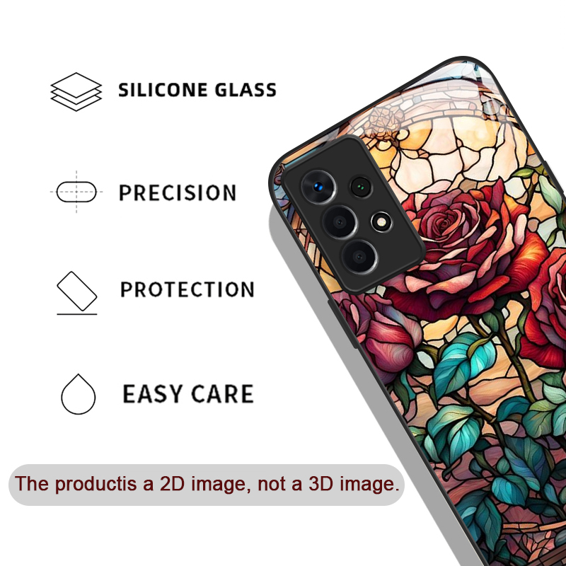 Art Colorful Glass Style Rose  - огляд і ціна Phone Cases Art