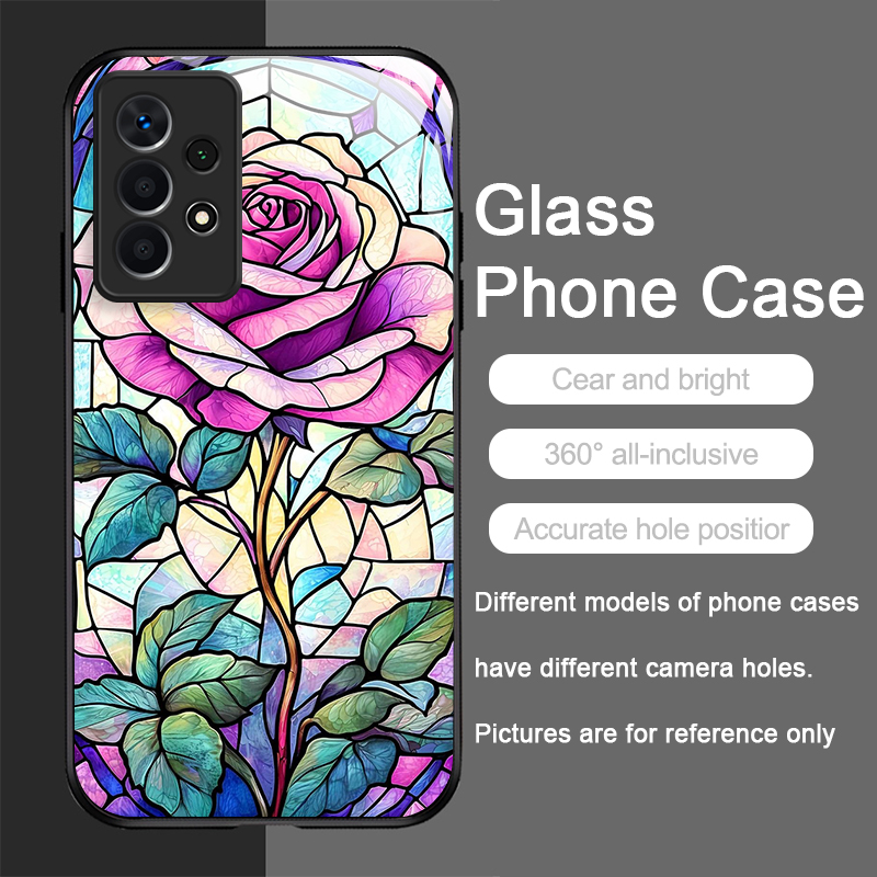 Art Colorful Glass Style Rose  - огляд і ціна Phone Cases Art