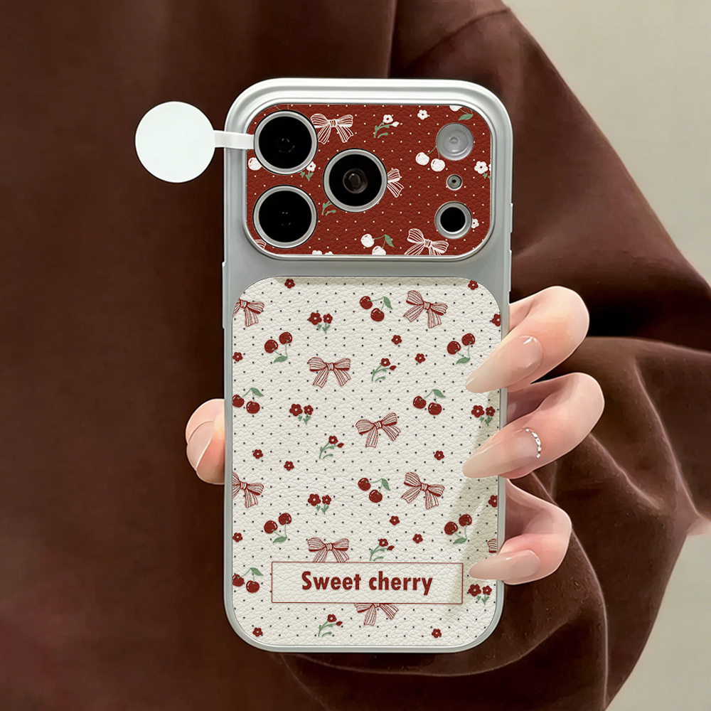 Sweet Cherry Bow Leather Phone - огляд і ціна Phone Cases Cherry