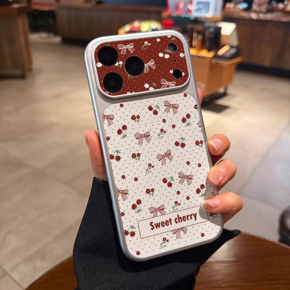 Sweet Cherry Bow Leather Phone - огляд і ціна Phone Cases Cherry