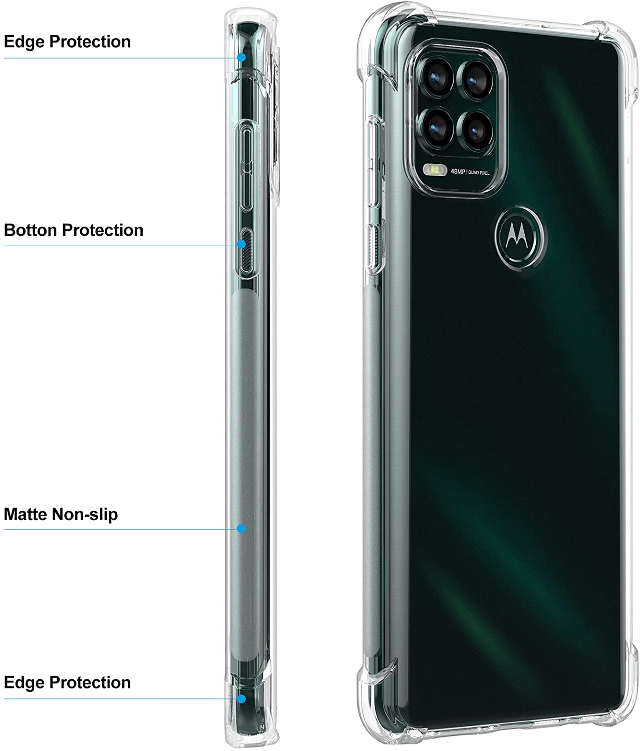 Crystal Clear Anti-slip Anti-S - огляд і ціна Phone Cases Moto G