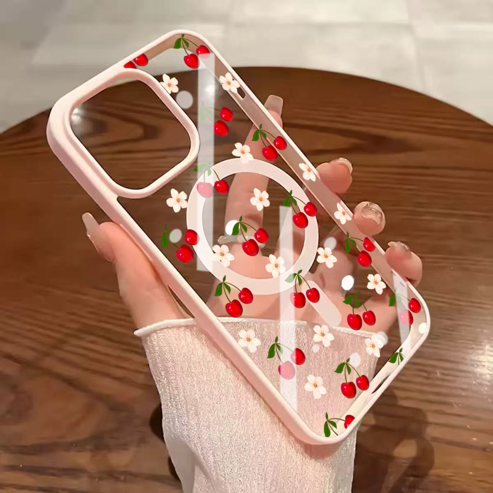 Cute Cherry Fruit Clear Case F - огляд і ціна Phone Cases Cherry