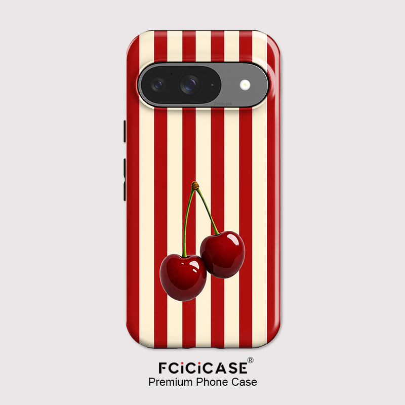 Fcicicase Cherry Stripe Patter - огляд і ціна Phone Cases Cherry