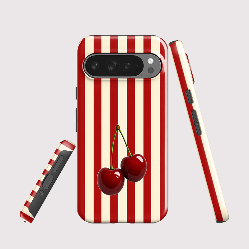 Fcicicase Cherry Stripe Patter - огляд і ціна Phone Cases Cherry