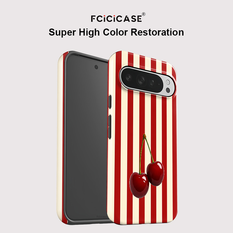 Fcicicase Cherry Stripe Patter - огляд і ціна Phone Cases Cherry