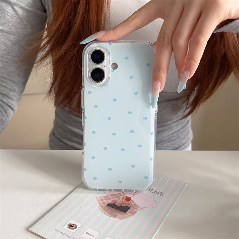 Korean Ins Girl Simple Blue Pi - огляд і ціна Phone Cases Korea