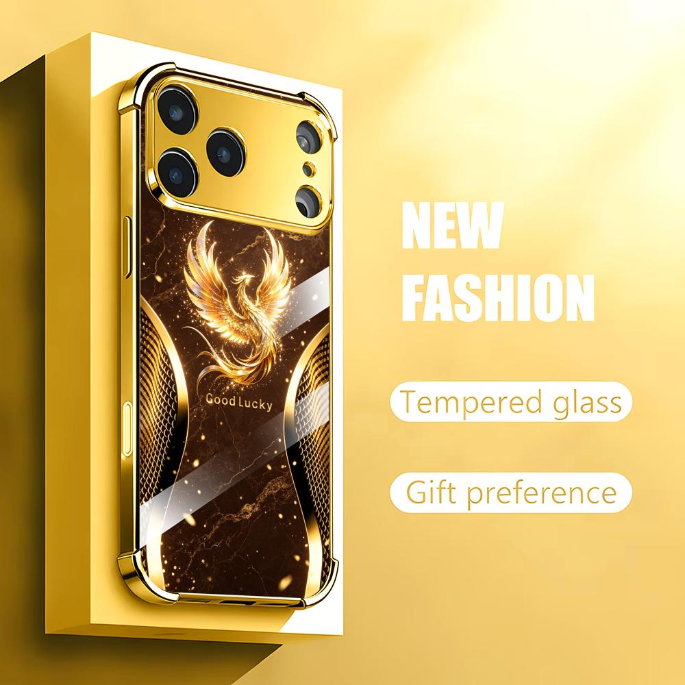Stylish Golden Phoenix glass p - огляд і ціна Phone Cases Rhode