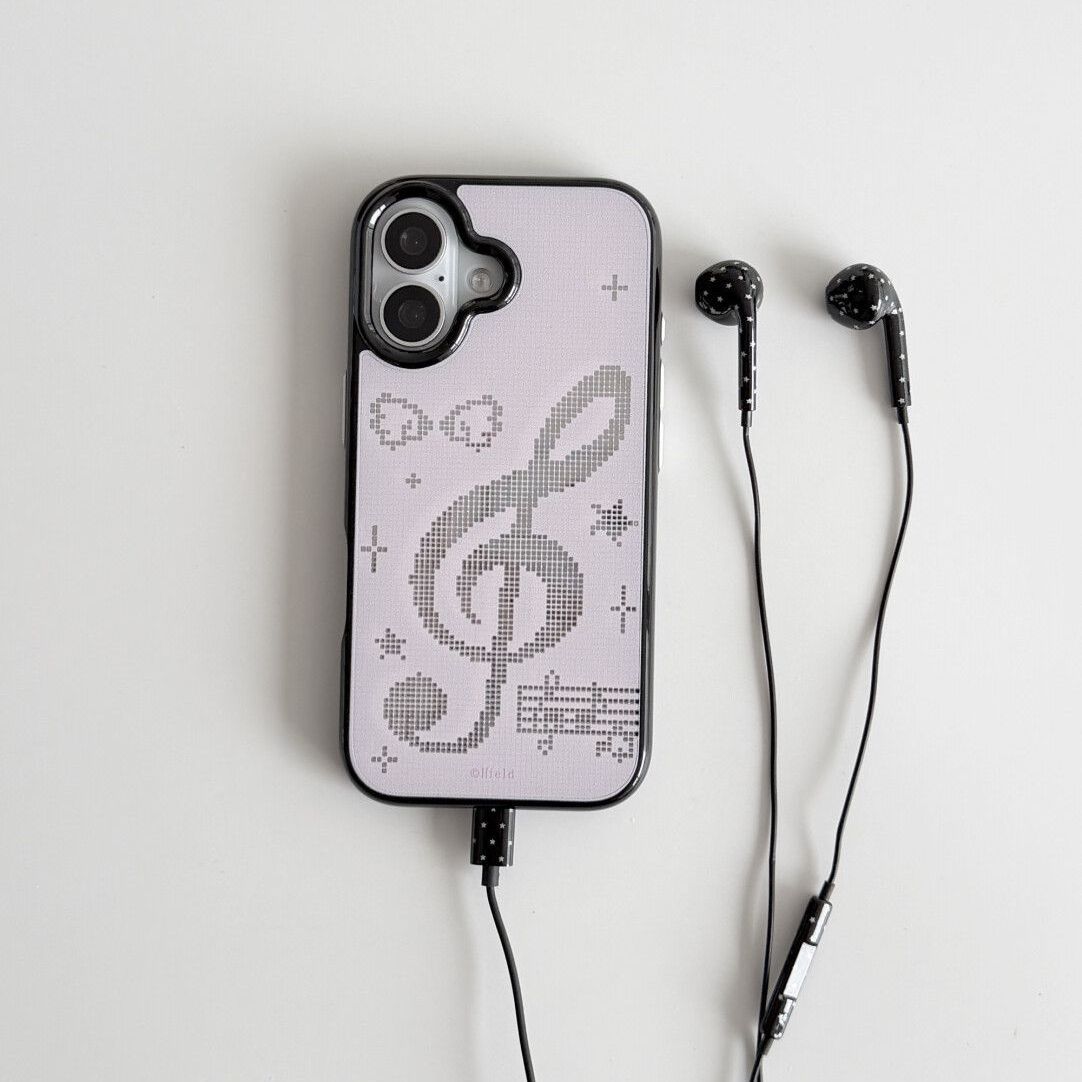 INS Korean Pink Mosaic Music N - огляд і ціна Phone Cases Korea