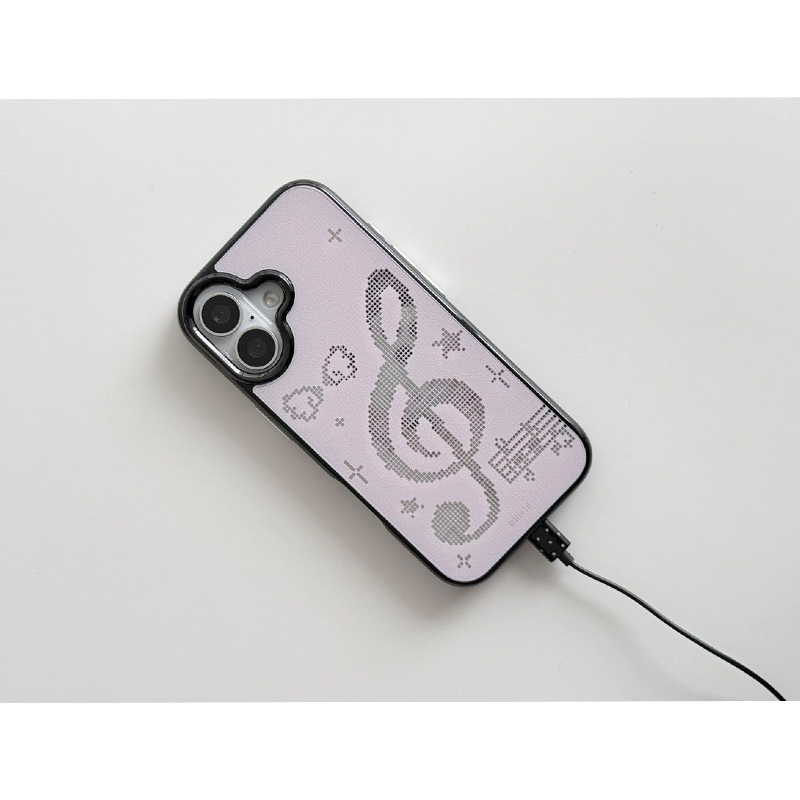 INS Korean Pink Mosaic Music N - огляд і ціна Phone Cases Korea