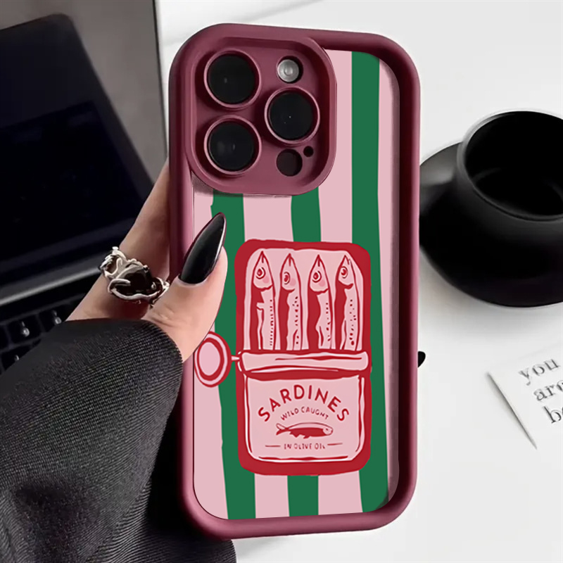 Funny Sardine Can Retro Stripe - огляд і ціна Phone Cases Australia