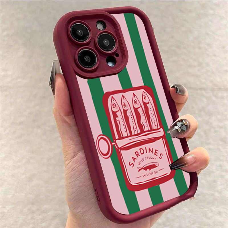 Funny Sardine Can Retro Stripe - огляд і ціна Phone Cases Australia