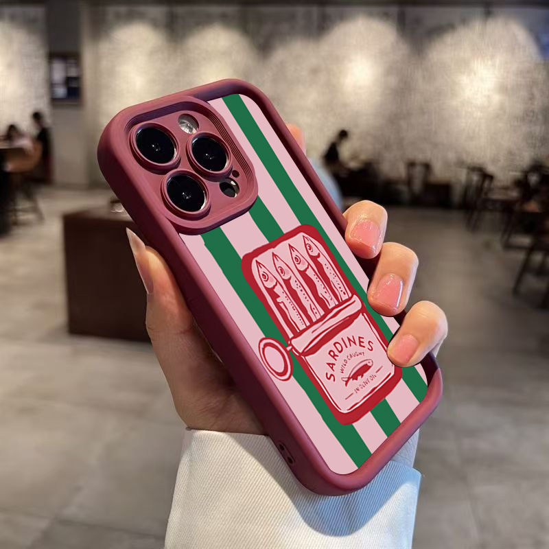 Funny Sardine Can Retro Stripe - огляд і ціна Phone Cases Australia