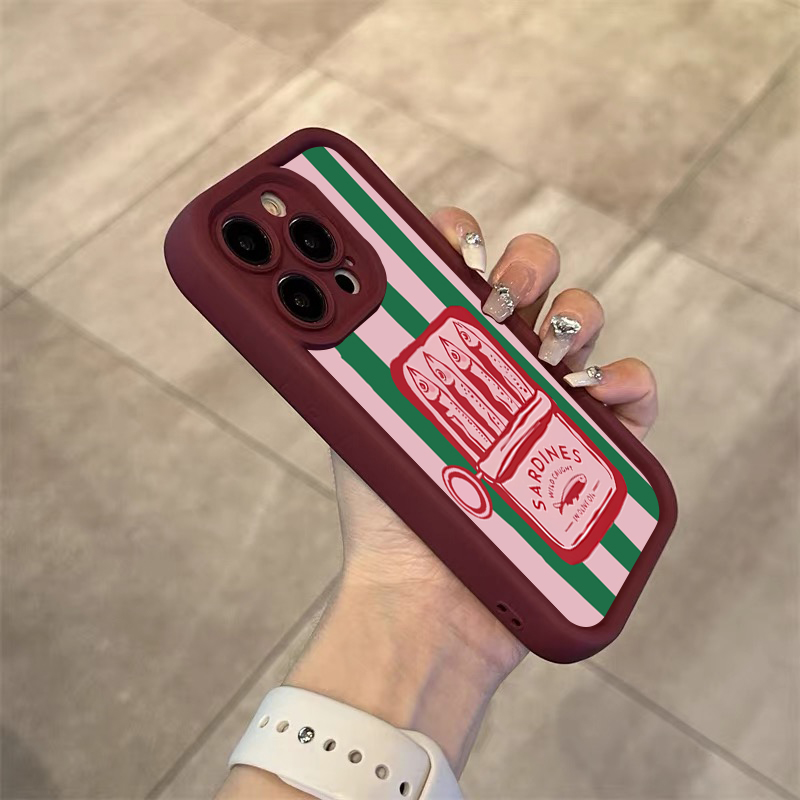 Funny Sardine Can Retro Stripe - огляд і ціна Phone Cases Australia