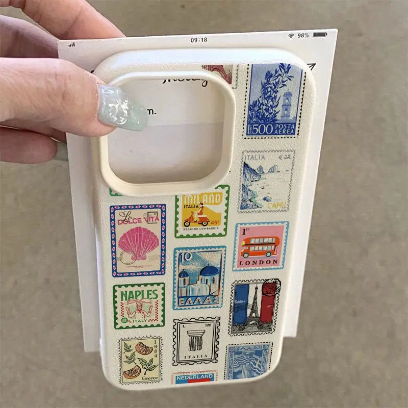 Vibrant Retro Stamp Lichee Des - огляд і ціна Phone Cases Designer