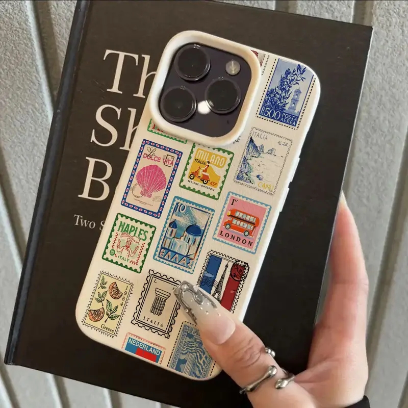 Vibrant Retro Stamp Lichee Des - огляд і ціна Phone Cases Designer