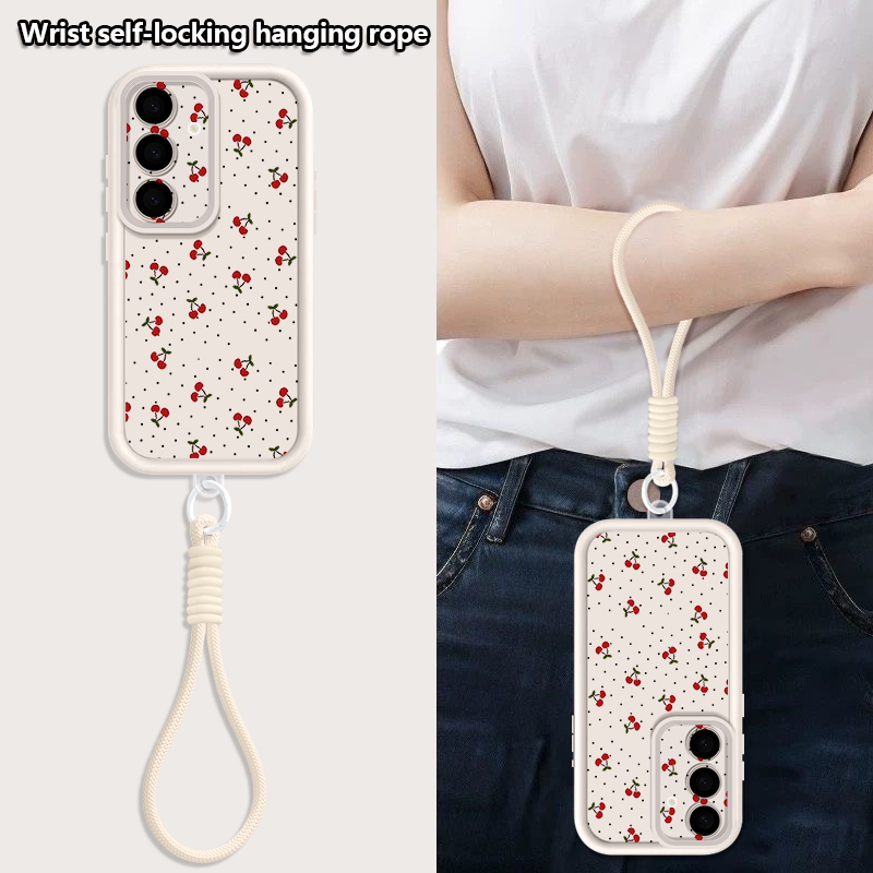 Little Cherry Pattern Lanyard  - огляд і ціна Phone Cases Cherry